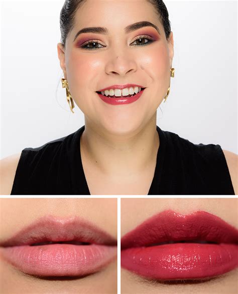 ysl 407 carmin session dupe|YSL Vinyl Cream Lip Stain Dupes & Swatch Comparisons.